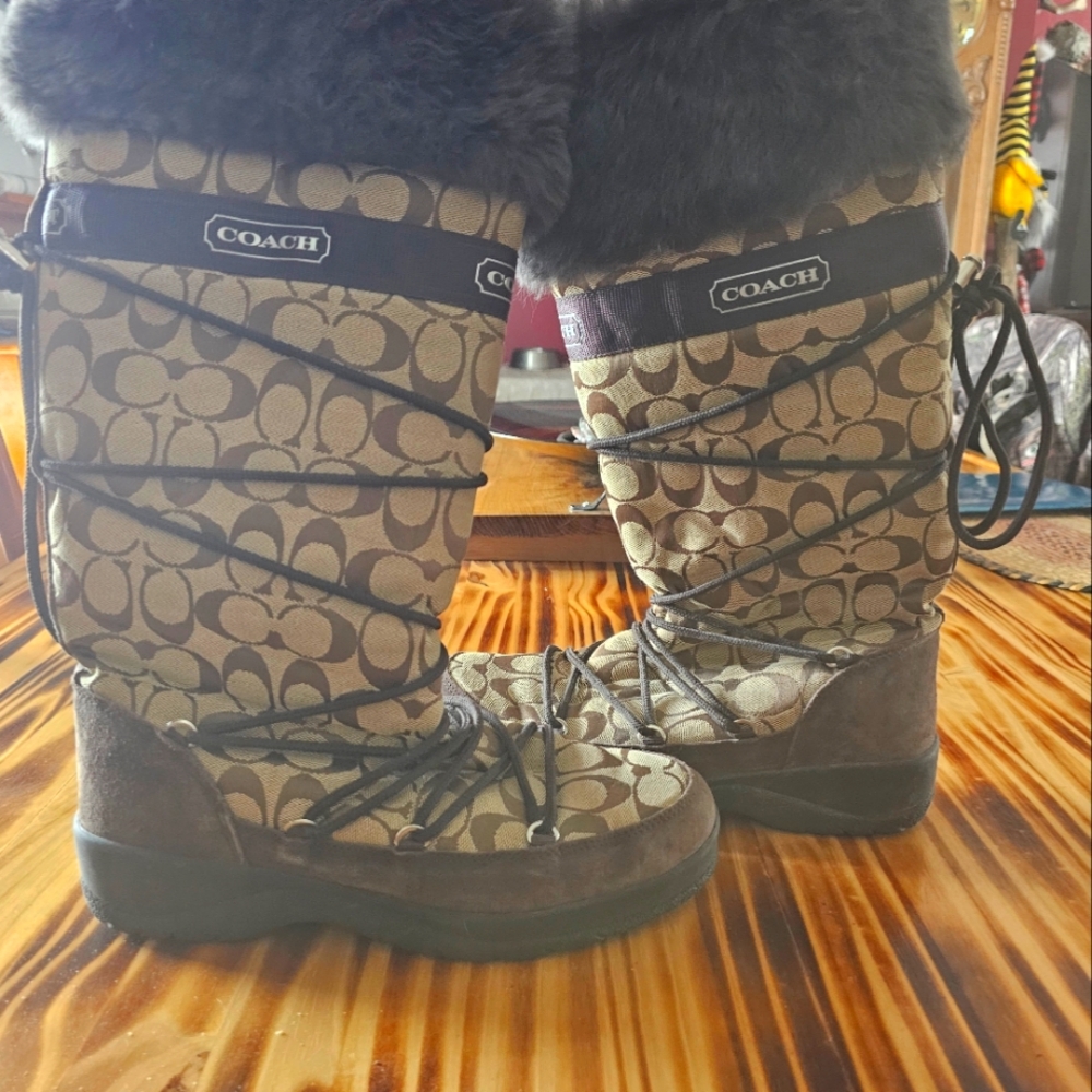 COACH winter boots